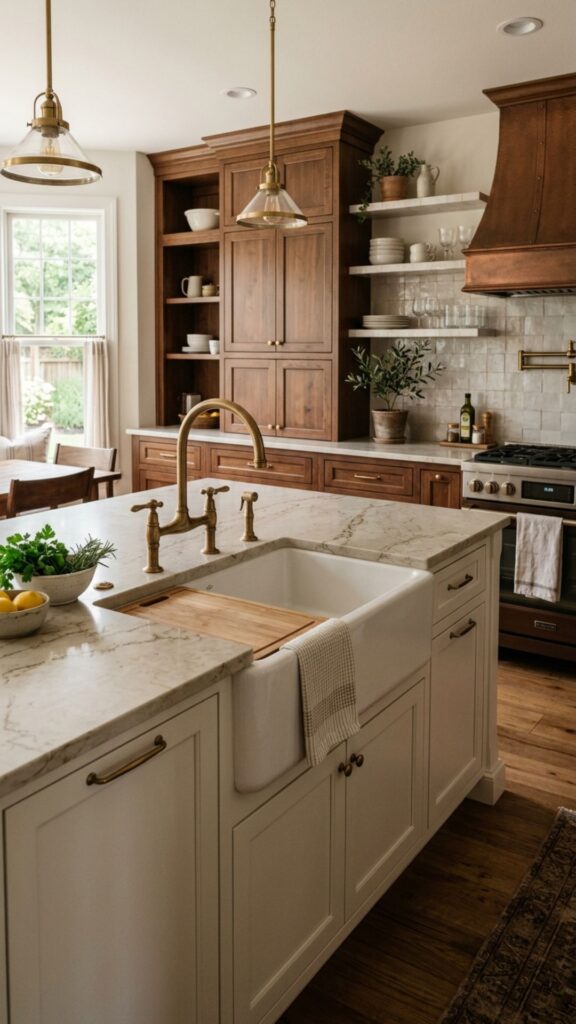 15. Incorporate a Farmhouse Apron Sink