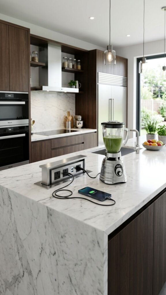 15. Island With Integrated Power Outlets