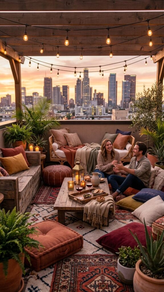 15. Layer in Cozy Textiles and Throws
