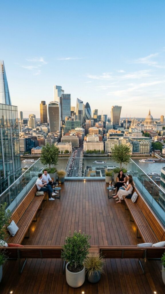 15. Rooftop Deck Perimeter Seating