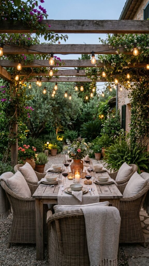 15. Set Up an Outdoor Dining Area