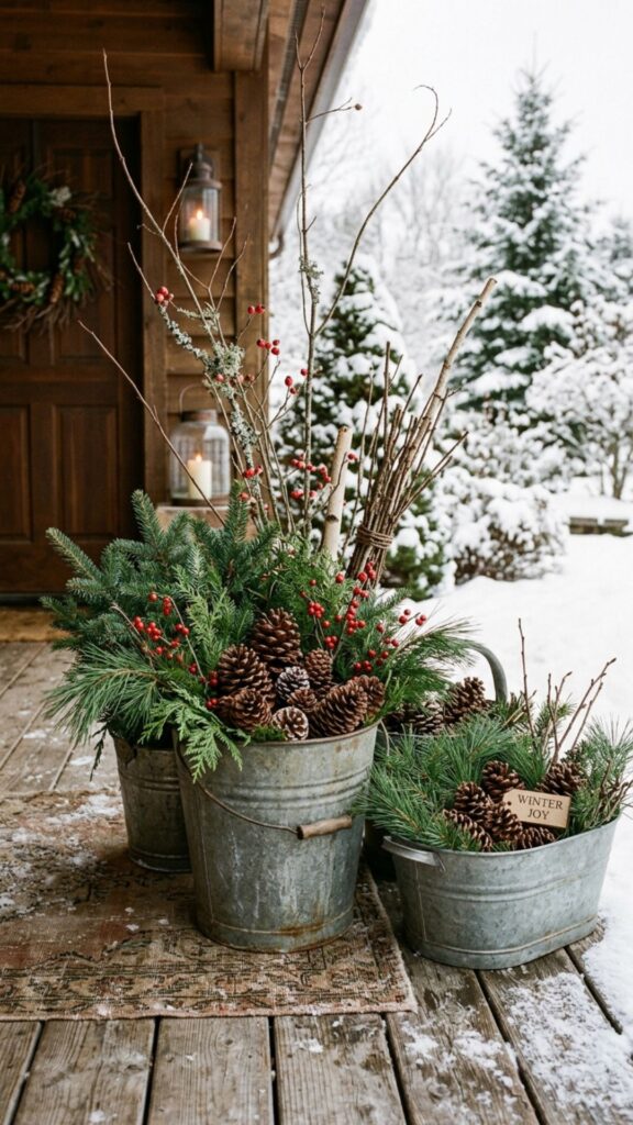 15. Use Galvanized Buckets and Tubs