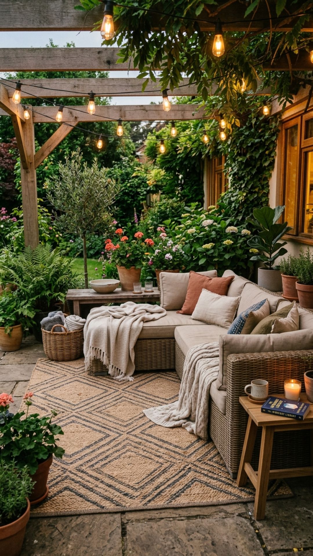 16. Add Layered Outdoor Textiles