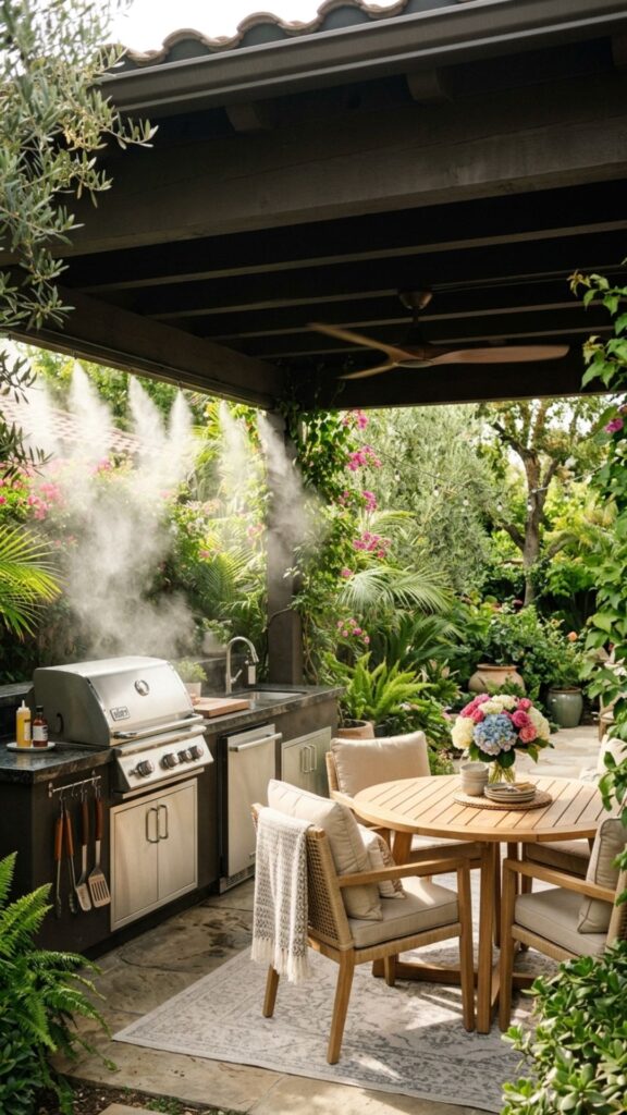 16. Add a Ceiling Fan or Misting System