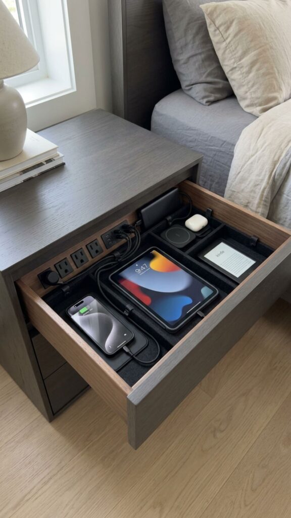 16. Build In Charging Stations