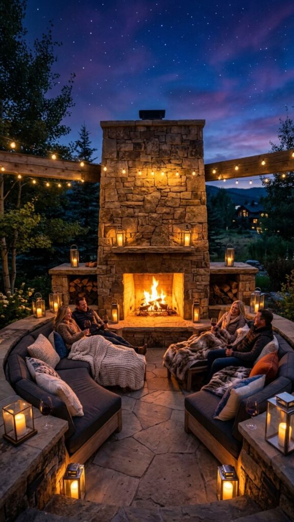 16. Build a Fireplace Feature Wall