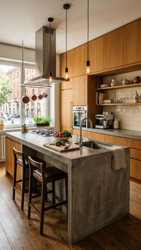 16. Concrete Countertop for Industrial Edge