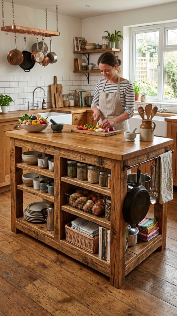 16. Create a Pallet Wood Island