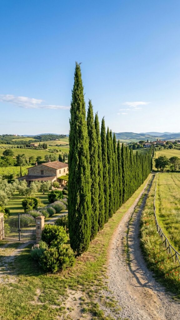 16. Frame the Yard With Columnar Trees