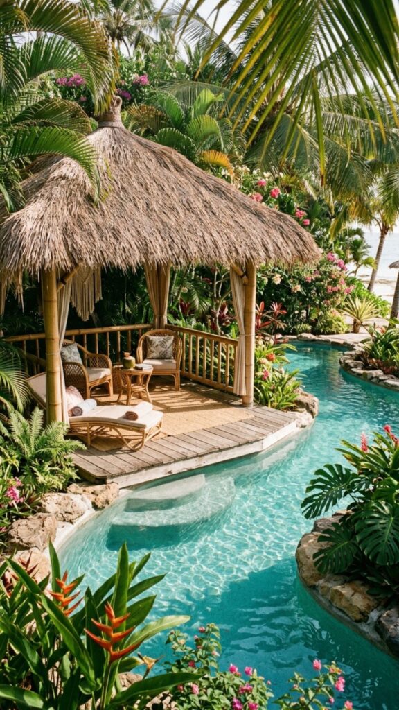 16. Go Tropical With a Thatched Roof