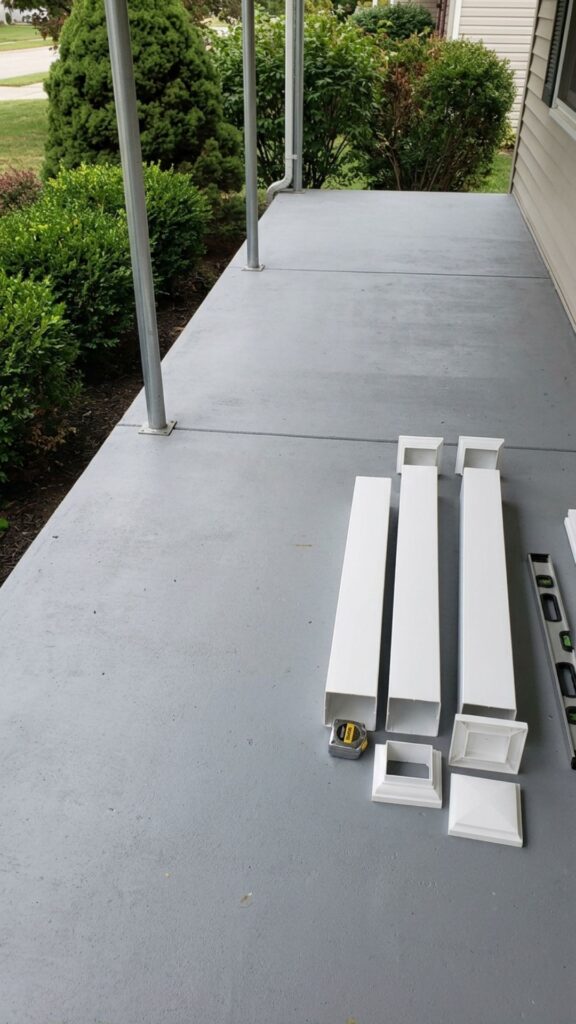 16. Install Column Wraps