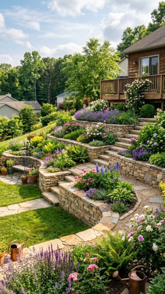 16. Install Terracing on Sloped Yards