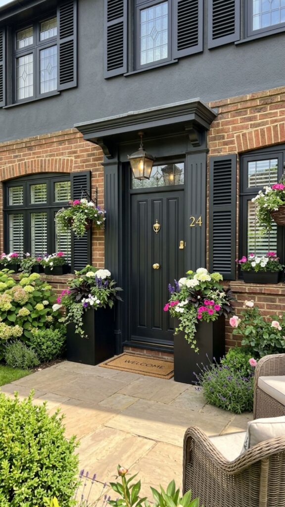 16. Match Planters to Your Trim