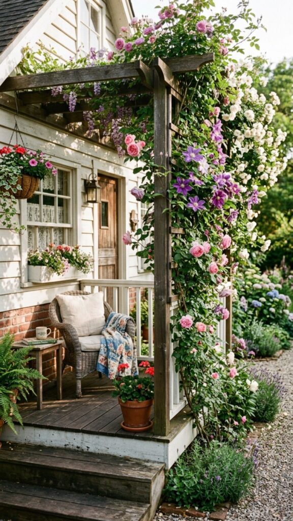 16. Plant a Climbing Vine or Trellis