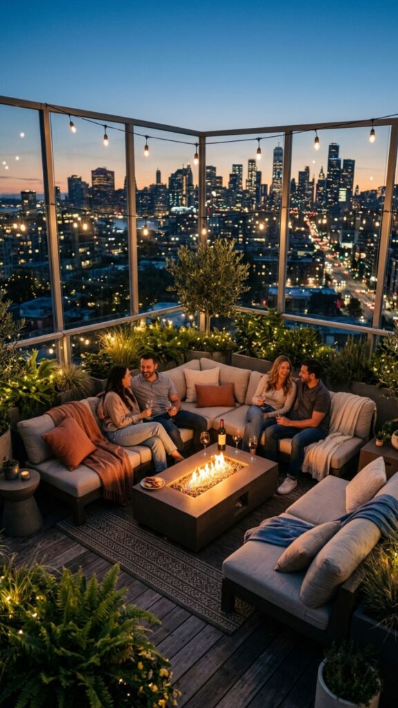 16. Rooftop Fire Lounge