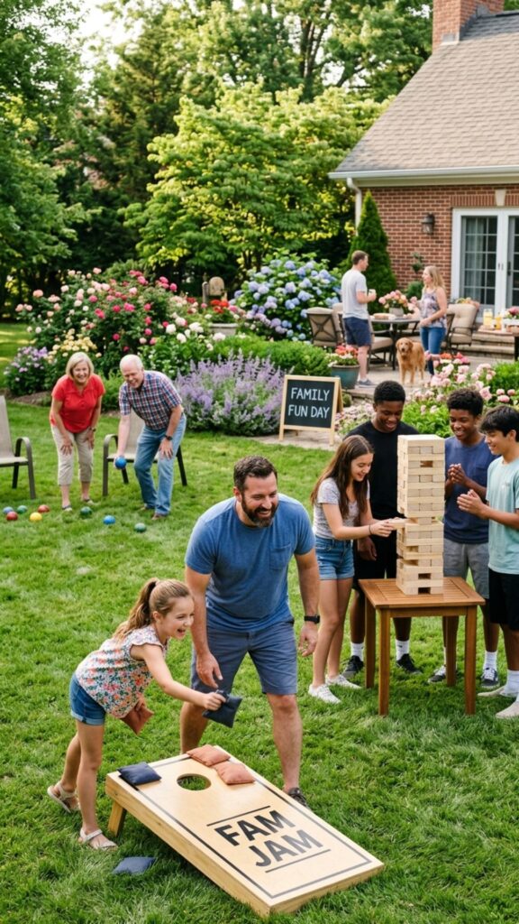 16. Set Up Lawn Games