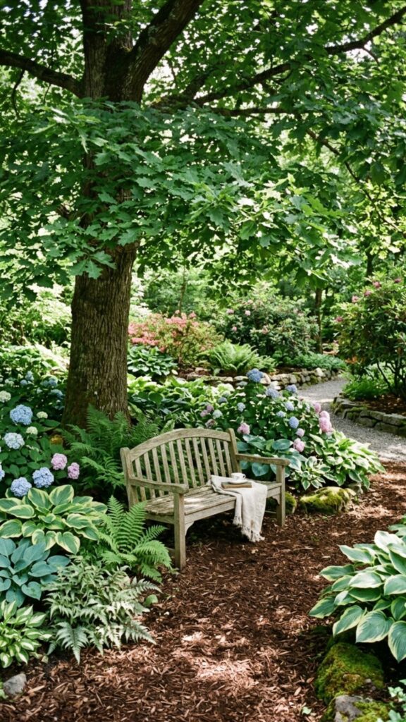 16. Shade Garden Under Mature Trees