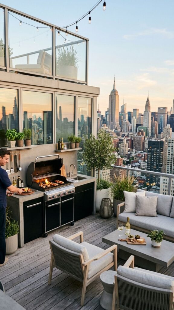 16. The Rooftop Deck Kitchen