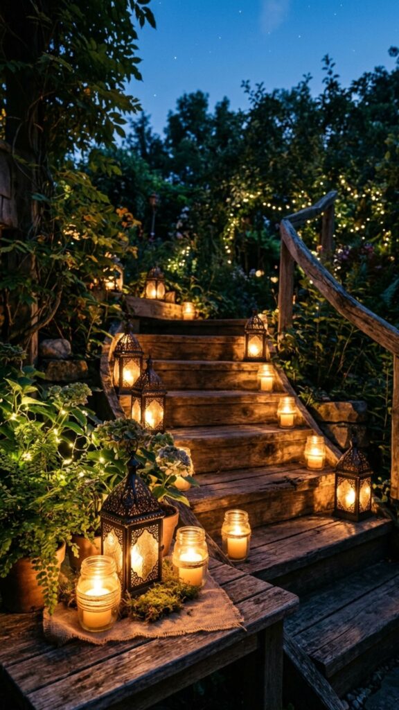 16. Use Lanterns and Candles for Ambiance
