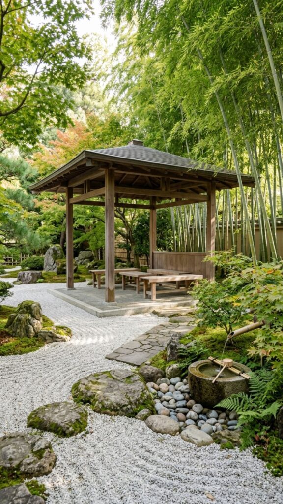 16. Zen Garden Pergola