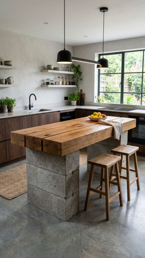 17. Concrete Block and Timber Build