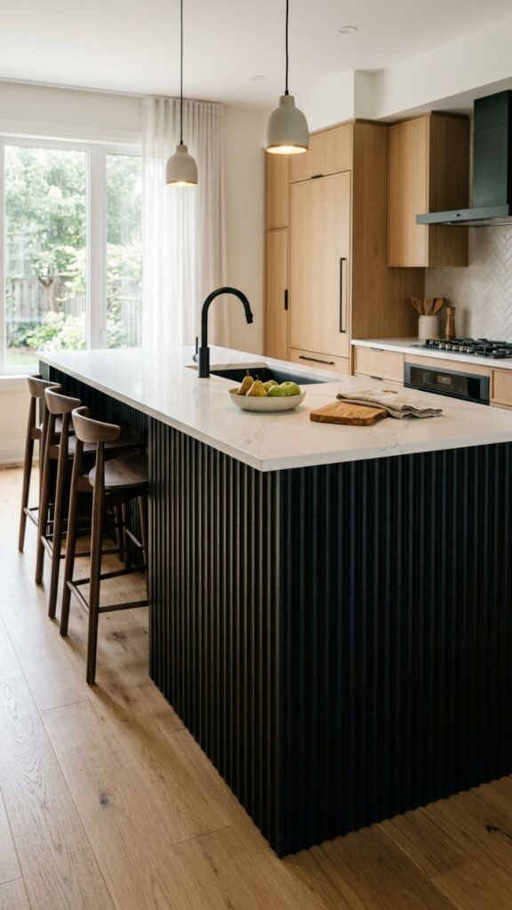 17. Contrasting Bar Stools