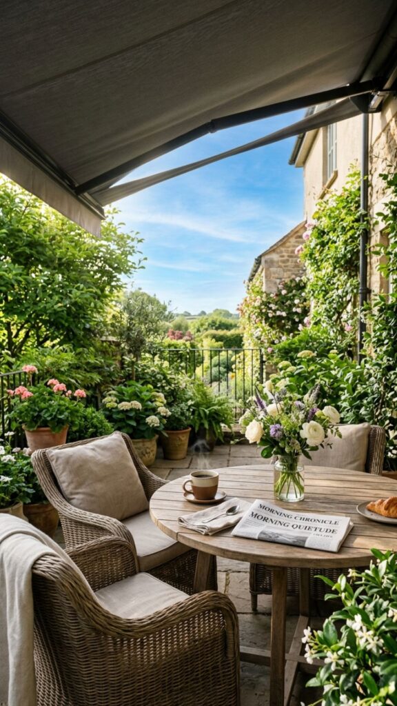 17. Convertible Patio With Retractable Awning