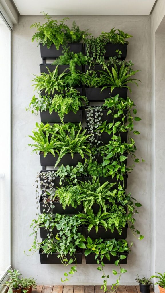 17. Create a Vertical Garden Wall
