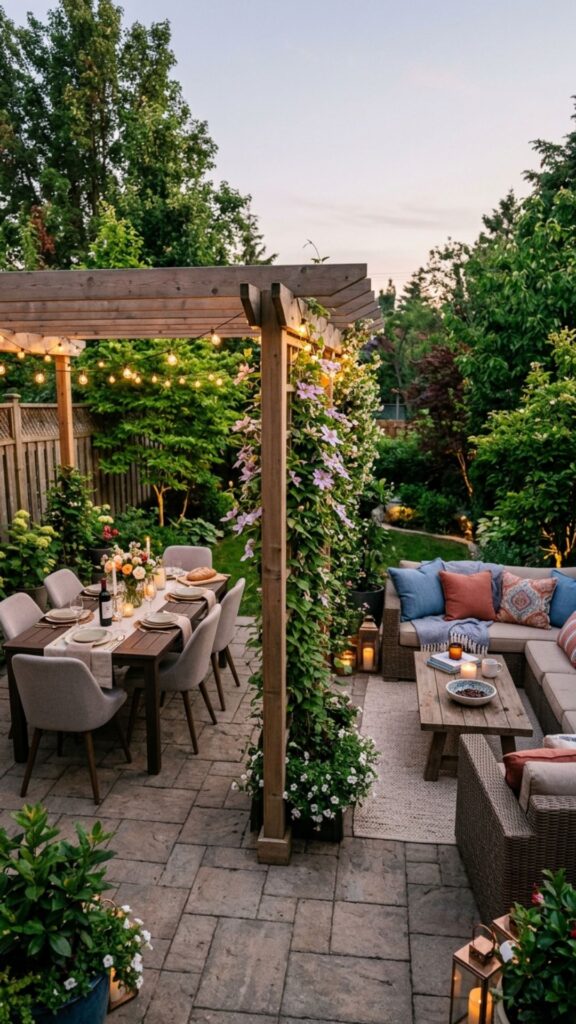 17. Define Zones With Outdoor Room Dividers