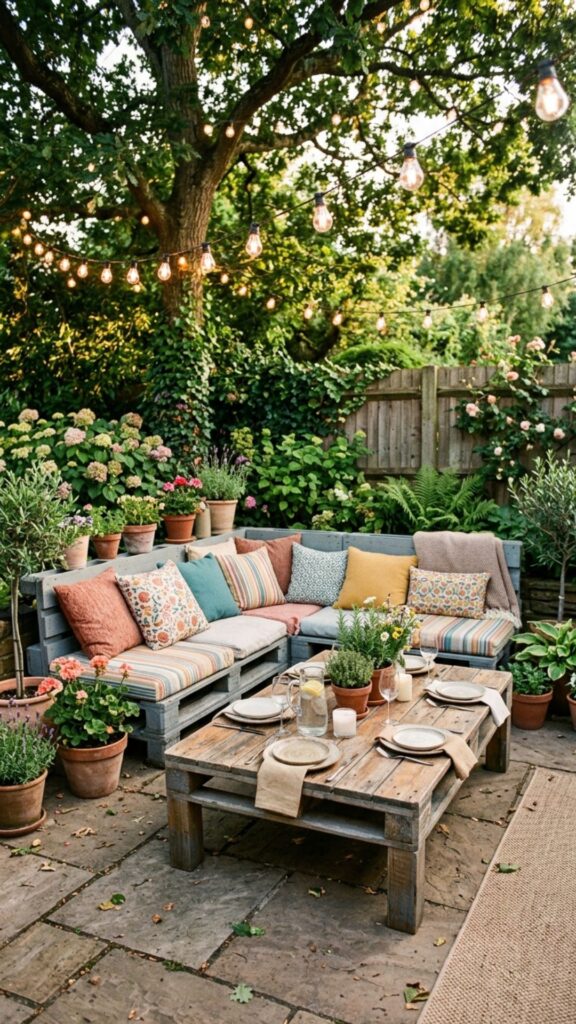 17. Furnish With Pallet Furniture