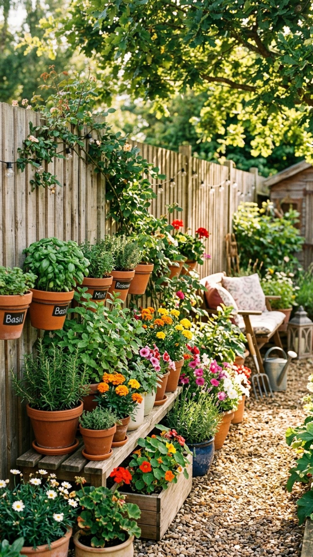 17. Grow a Compact Herb or Container Garden