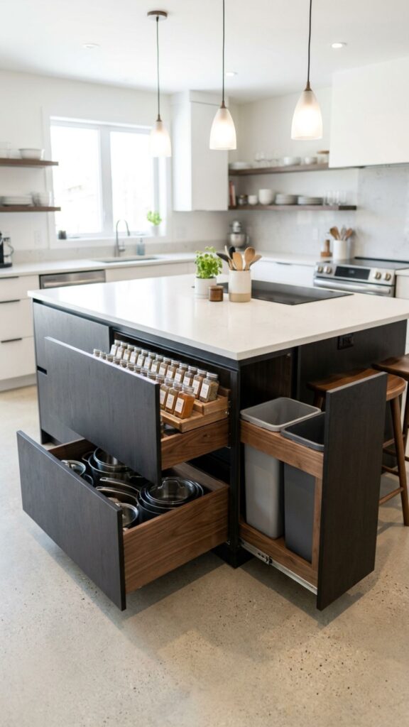 17. Hidden Storage Solutions