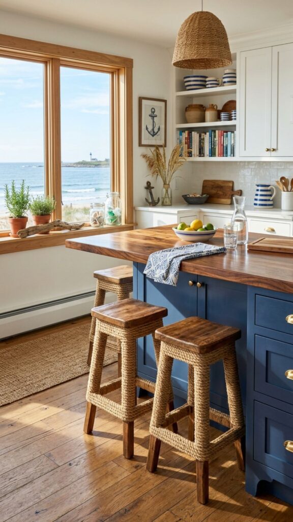 17. High-Back Upholstered Stools for Support