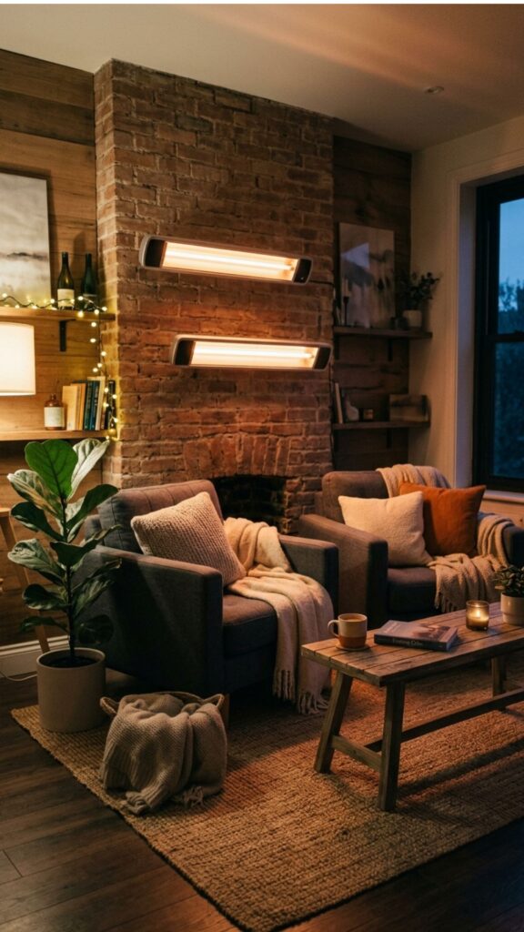 17. Include Ambient Heaters for Quick Comfort