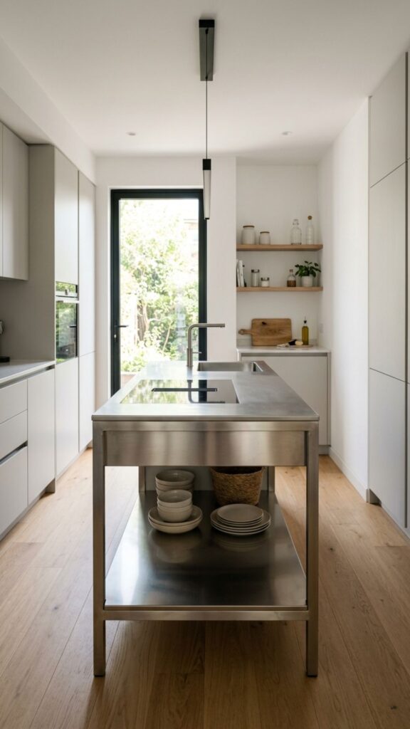 17. Minimalist Metal Island