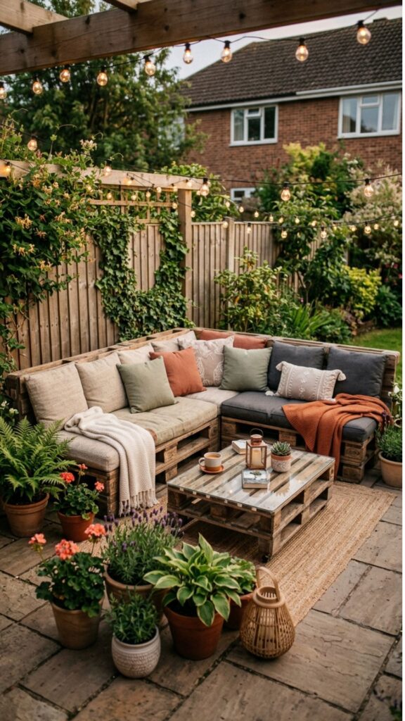 17. Repurpose Pallets Into Custom Furniture
