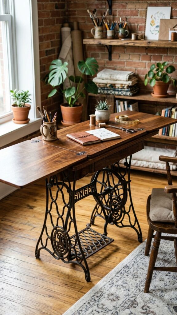 17. Repurpose a Sewing Table