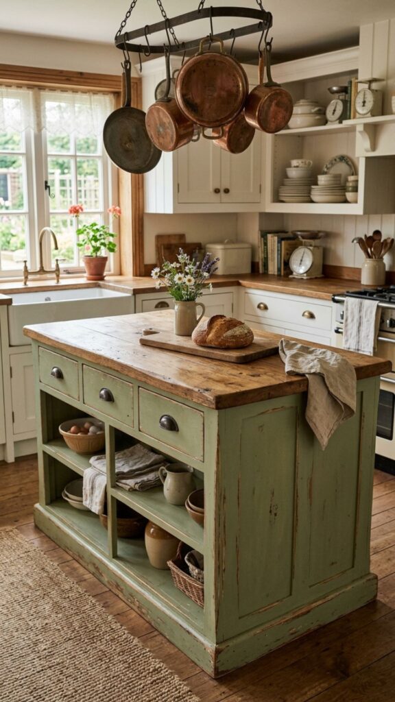 17. Seating with Classic Wooden Stools