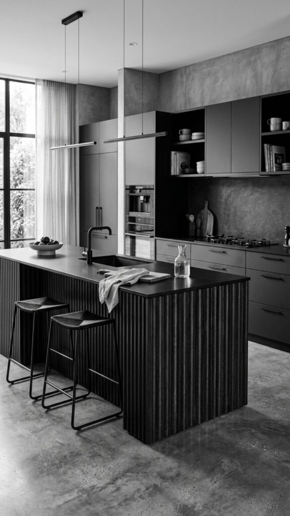 17. Textured Black Island