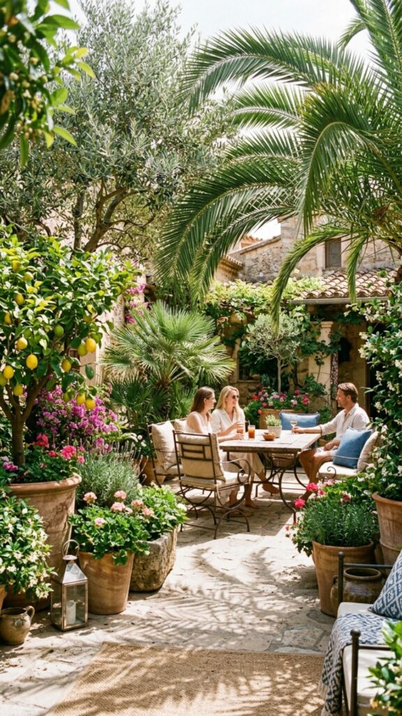 17. Use Potted Trees and Large Planters