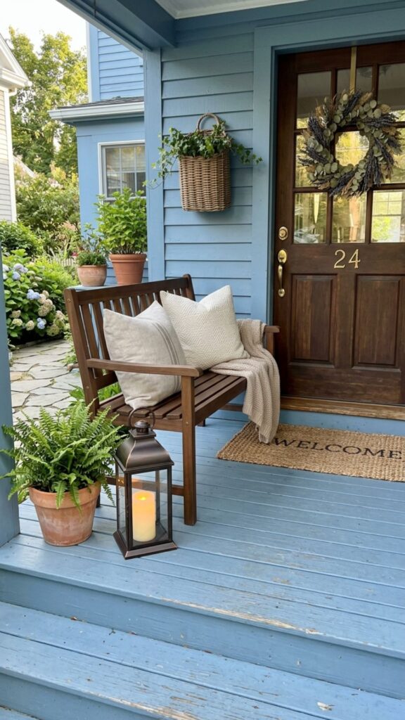18. A Welcoming Entry Bench