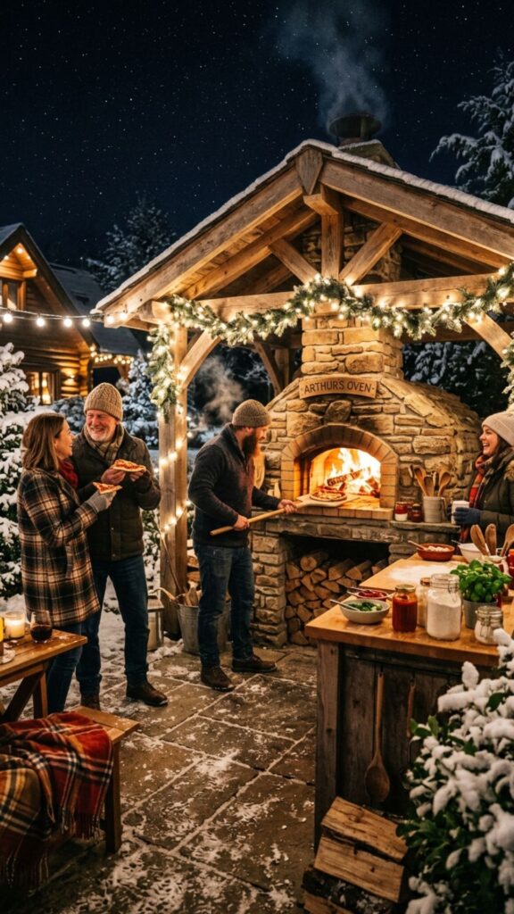18. Add a Pizza Oven or Outdoor Kitchen