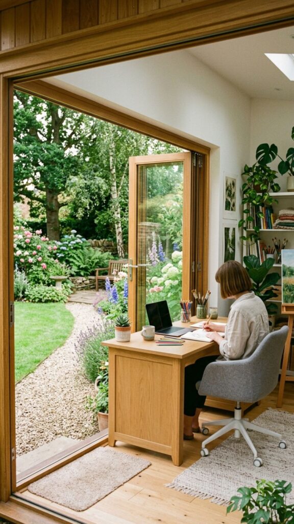 18. Backyard Studio With Bi-Fold Doors
