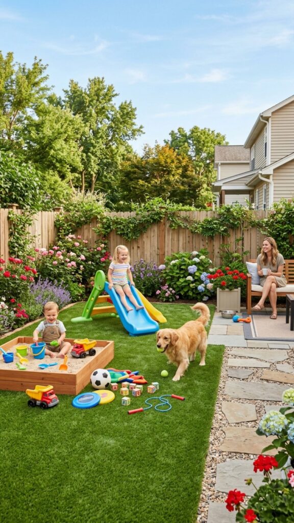 18. Create a Designated Play or Pet Zone