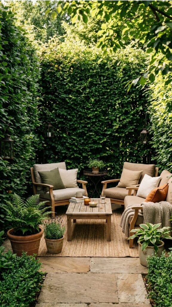18. Create a Garden Room with Hedges