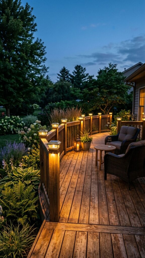 18. Deck Post Cap Lights