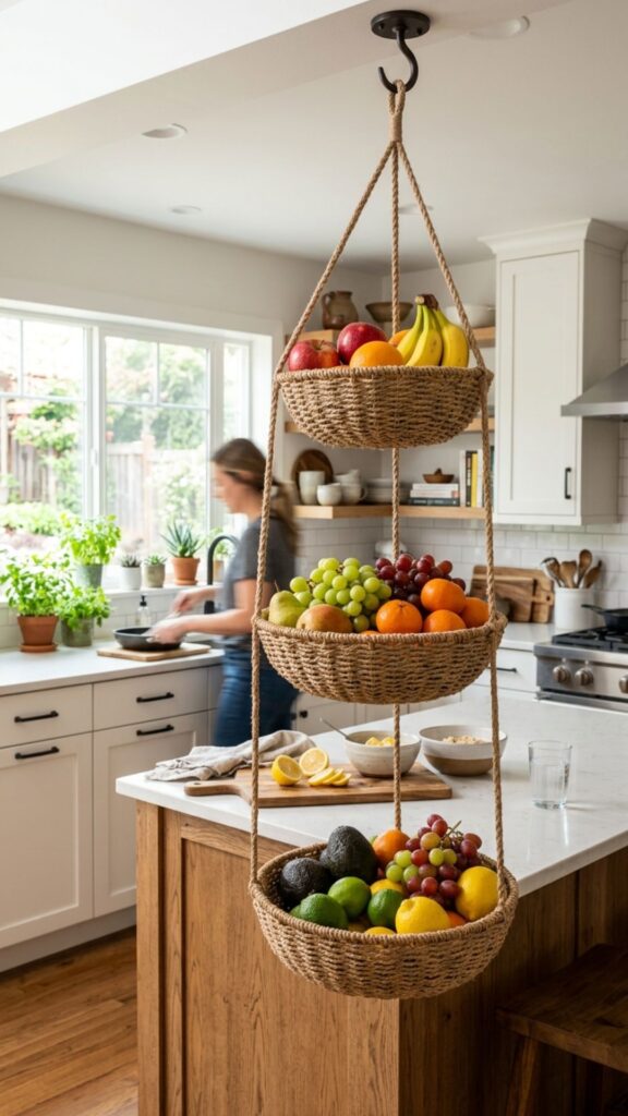 18. Hanging Fruit Baskets