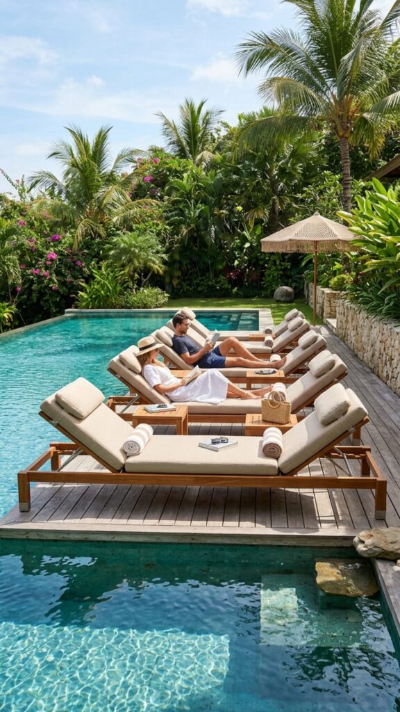 18. Poolside Loungers Built for Relaxation