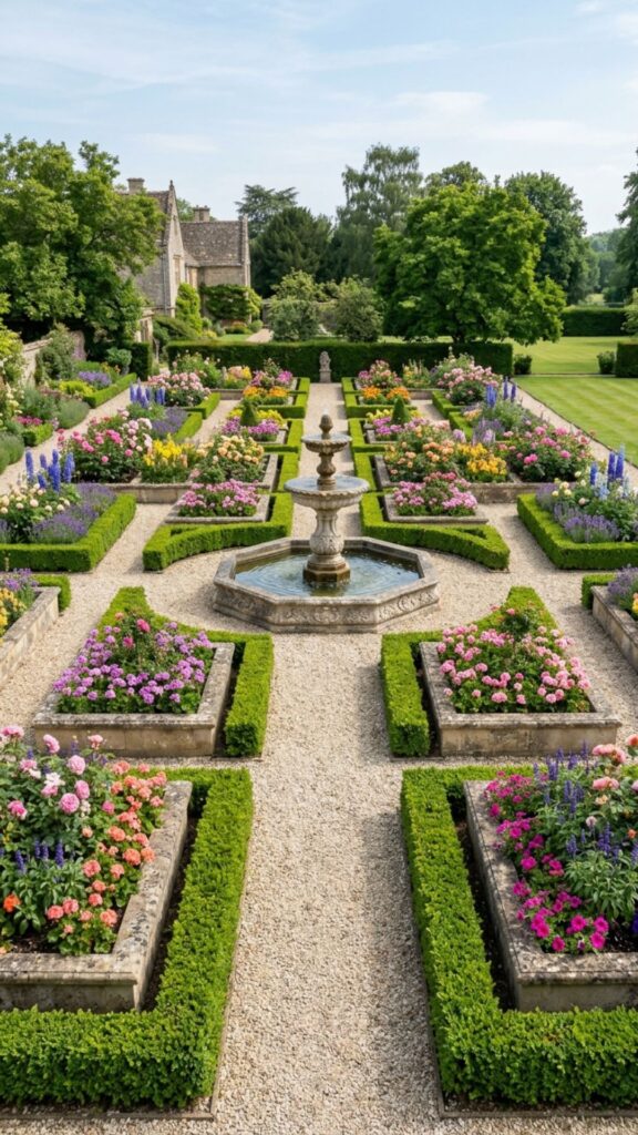 18. Symmetrical Formal Garden