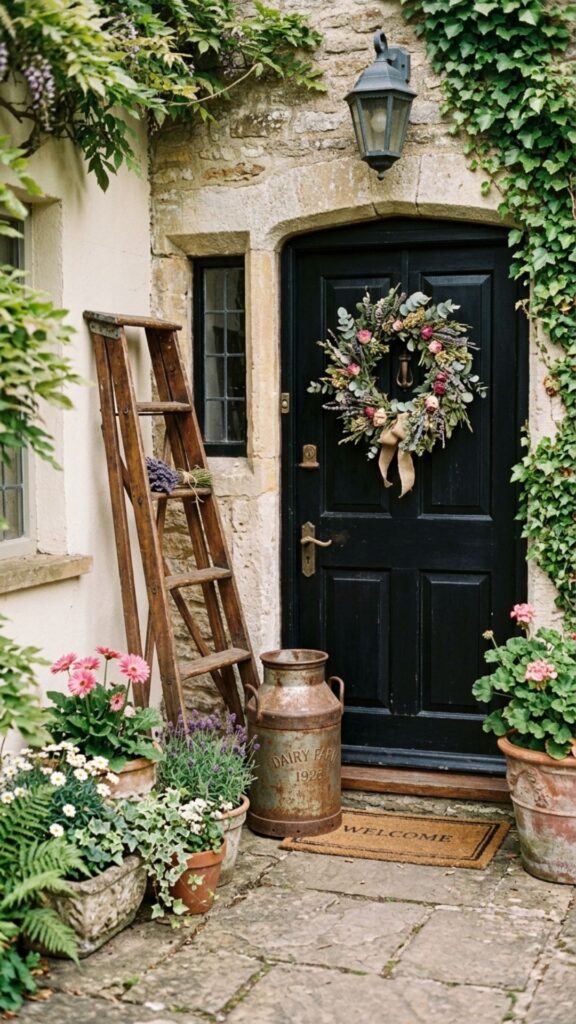 18. Use Vintage or Rustic Accents